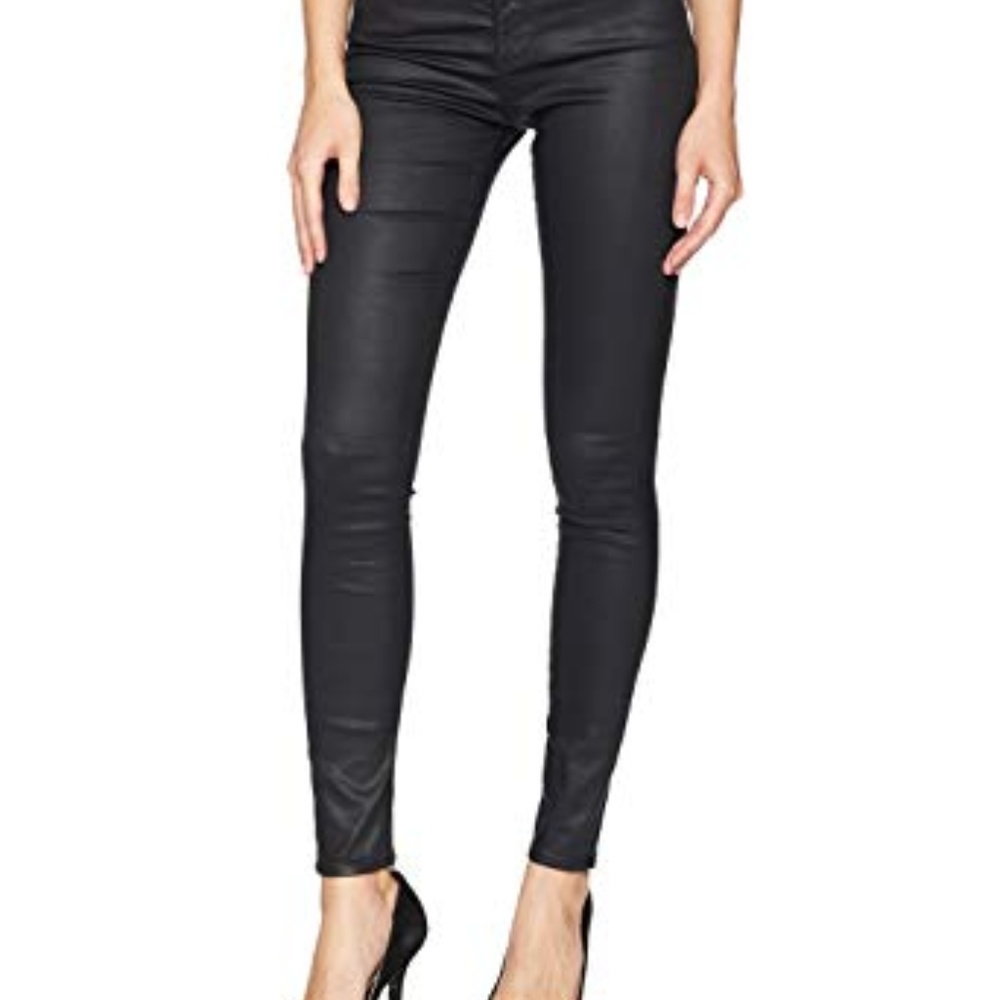 AG Leatherette Ankle Jean